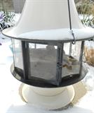 MA Malm Fireplace (Originally Set up inside home for Natural Gas & was converted to Wood burning Stove)