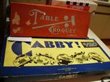 Table Croquet
Cabby game Selchow & Righter