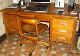 Old Oak Office Desk