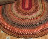 Hand made Rag rug-  Good sized area rug