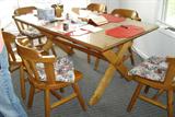 Pine Dining Table & Chair
