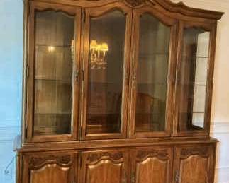 White Fine Furniture Hutch