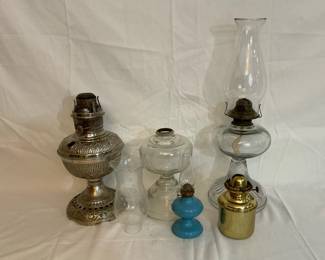 Vintage Oil Lamp 