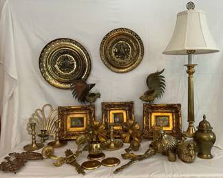 Brass and Gold Gilt Decor 