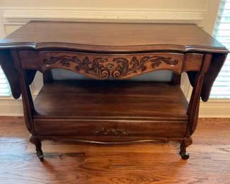 White Furniture Drop Leaf Sideboard 
