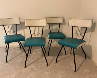 Retro Turquoise Chairs