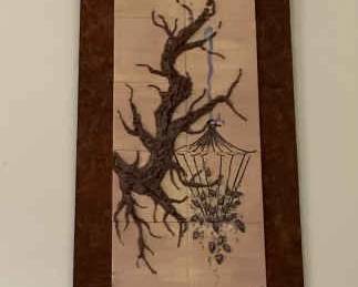 Birdcage on Ceramic Tile