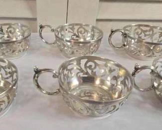 Antique Sterling Silver Dessert cups