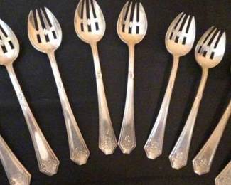 Old Fashioned Sterling Silver grille forks