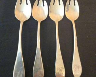 Sterling Silver Ice Cream Forks