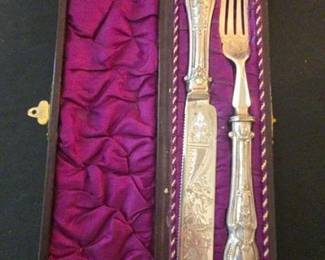 Vintage Fish Serving Set