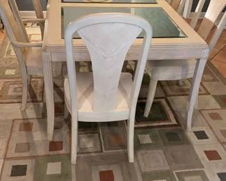 Mirrortop Table And 6 Chairs
