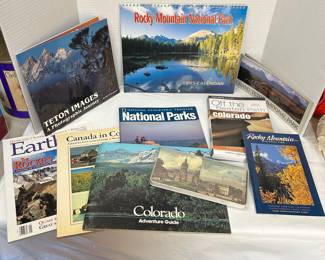 Vintage National Parks Calendar and Guides Collection