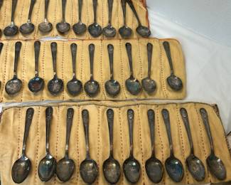 Silverplated Presidential Commemorative Spoons