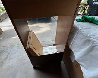 Vintage Wooden Audio Rack/Shelving Unit