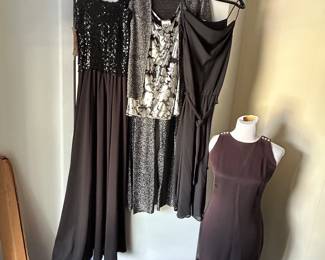 Elegant Black Dress Collection with Sequins and Pearls