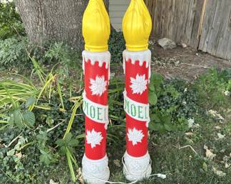 Vintage Candle Blow Molds