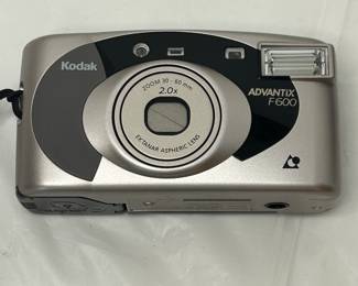 Kodak ADVANTIX F600 35mm Camera with Protective Case and Manual
