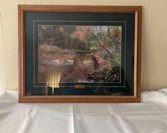 Framed Art Print "The Long Cast" by Arthur Stilstone