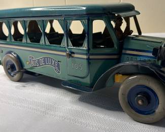 1930's Ferdinand Strauss Pressed Steel Bus Model 105