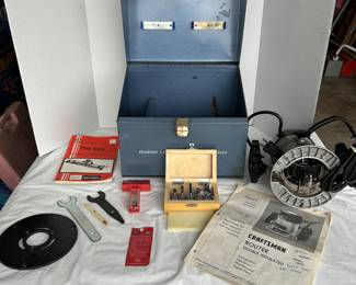 Vintage Craftsman Router Tool Set with Manuals and Accessories