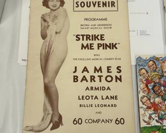 'Strike Me Pink' program noting Bob Hope as one of the 'Boys of the Ensemble'