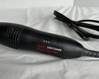 Sears Craftsman Detail Sander with Black Finish and Triangle Shape