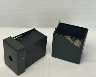 Vintage Rainbow Hawk-Eye Model C Camera with Original Box