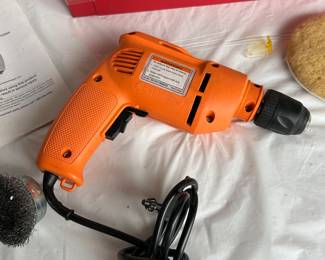 Chicago Electric Power Tools 3/8" VSR Drill with Accessories