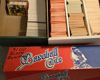 Large collection of baseball cards