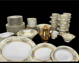 008 Antique MEITO Japanese Hand Painted China