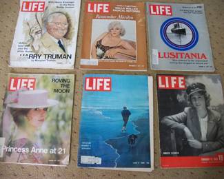 Vintage Collection of Life Magazines