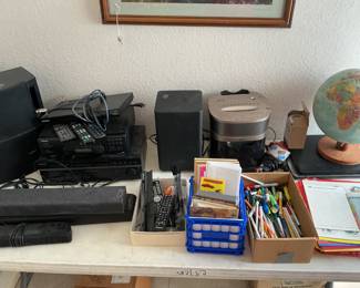 Electronics, surround sound systems to include Bose speakers.
