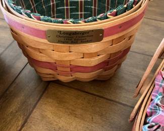 Longaberger hand woven baskets