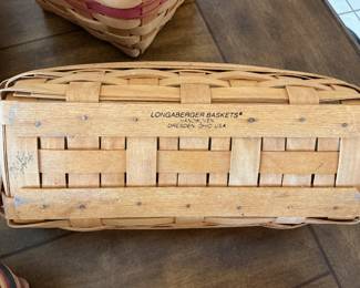 Longaberger hand woven baskets
