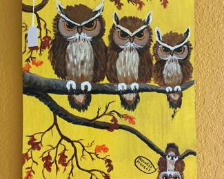 Owls' artwork