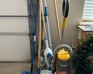 Cleaning brooms & vacuum