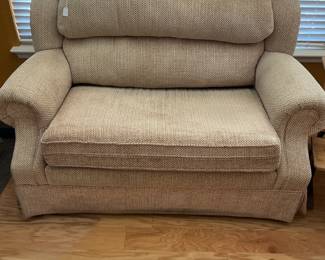 Tan sofa bed (58x40)