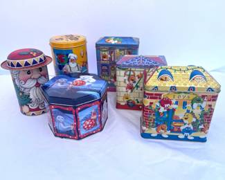 84 VintageIconicBrandsChristmasTins