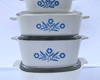 21 CorningWareBlueCornflowerCasseroleDishesREADDESCSEEPHOTOS