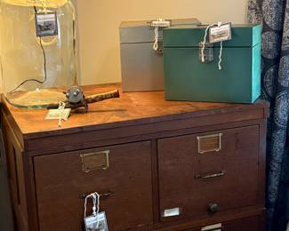 Turn of the last century file cabinet 