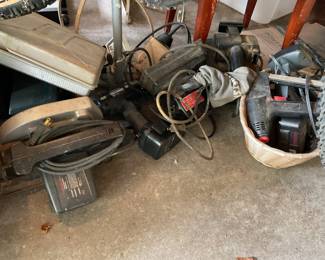 Still Unpacking Power Tools in the Garage!