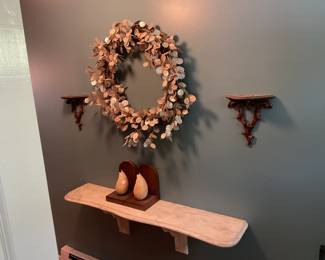 Marble Shelf, Modern Decorative Wreath, Wall Shelves