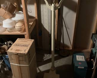 Craftsman Bench Grinder and Medical Style Old Iron Scale