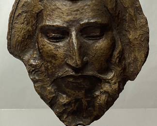 PAUL GAUGUIN PLASTER DEATH MASK SCULPTURE