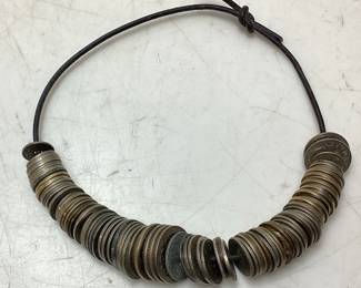 STRAND OF OLD FOREIGN COINS