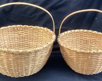 (2) 1980 HAND MADE NC SPLINT BASKETS