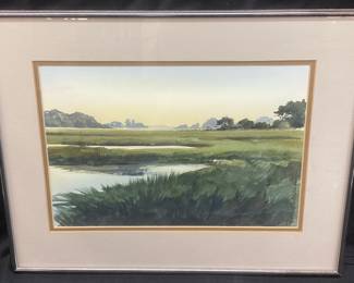  1989 SIGNED RENATO MONCINI ‘SHRIMP COVE