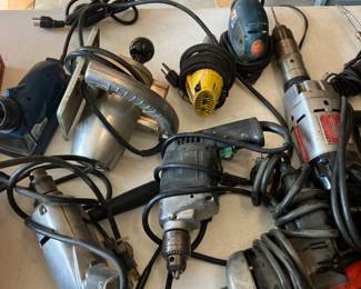 Some of the many power tools