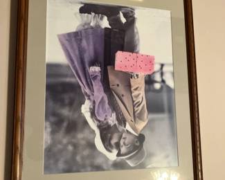 Large framed print